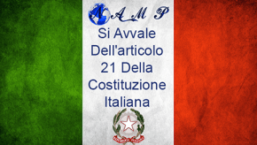 NAMP Si Avvale Dell'Articoli 21 Della Costituzione Italiana