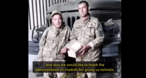 Oblast, Nikolaev, Soldati Ucraini: Grazie Per Elmetti (Video 2022)