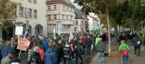 Germania, Zwickau: Proteste Contro Sanzioni Anti-Russe (Video 2022)