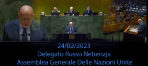 Delegato Russo Nebenzja: Assemblea Generale Nazioni Unite (Video 2023)