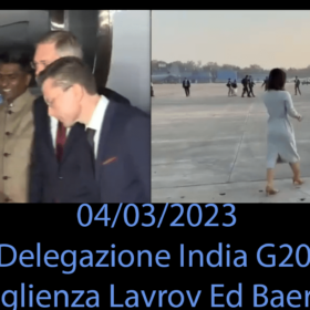 Delegazione India G20: Accoglienza Lavrov Ed Baerbock (Video 2023)